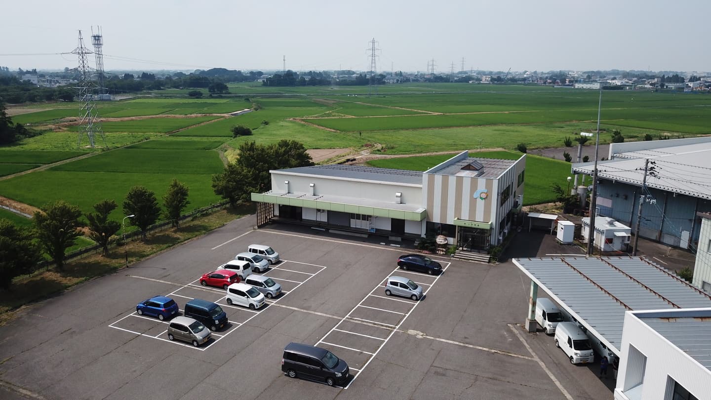 二本松屋社屋空撮